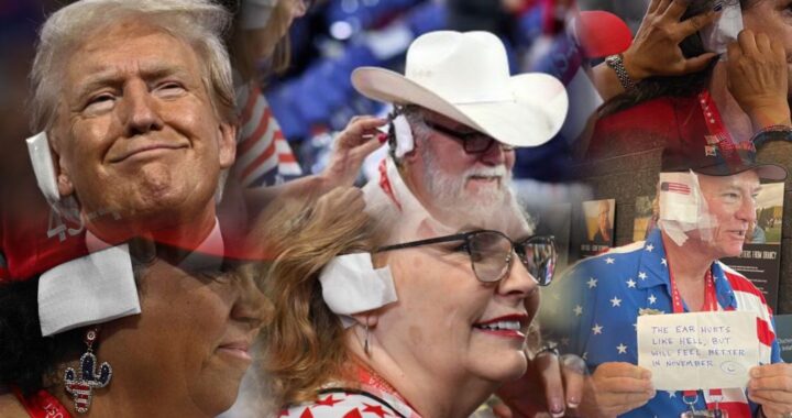 Orejas vendadas: Trump marca tendencia en la moda