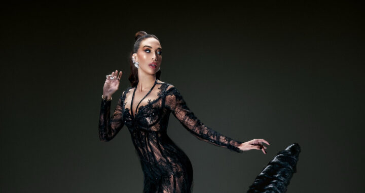 Gabi Desangles: transparencias y volumen en alfombra de los Soberano