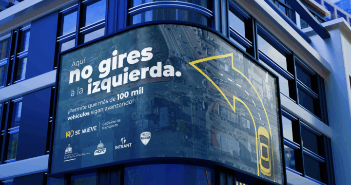 RD Se Mueve: restringen giros a la izquierda en la Tiradentes a partir del 20 de julio