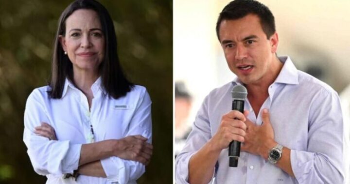 Daniel Noboa acompañará a María Corina en ceremonia del Nobel de la Paz