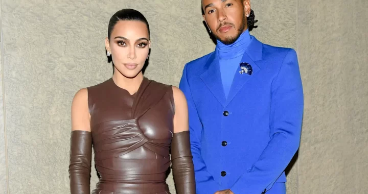 Kim Kardashian y Lewis Hamilton protagonizan encuentro privado en el Reino Unido
