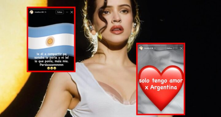 Argentinos piden cancelación de concierto de Rosalía tras supuesta burla; la artista pide perdón